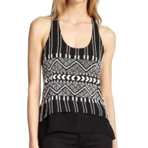 Parker Silk Y2K Beaded Embellished Tank Top